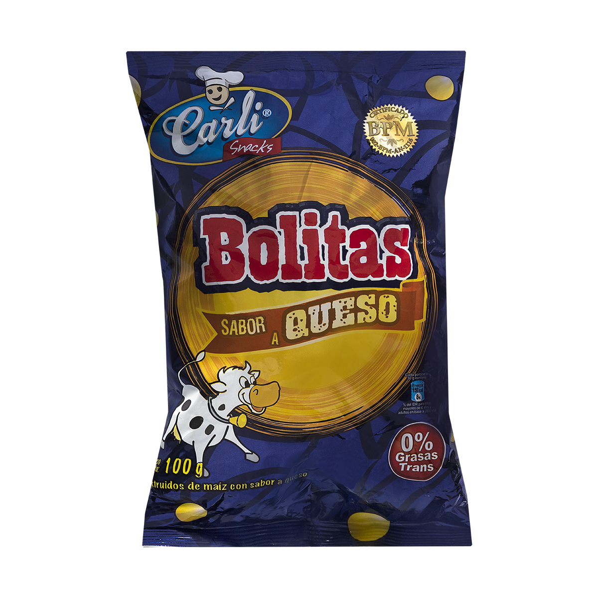 Bolitas Carlisnacks de Queso 100g - 962675