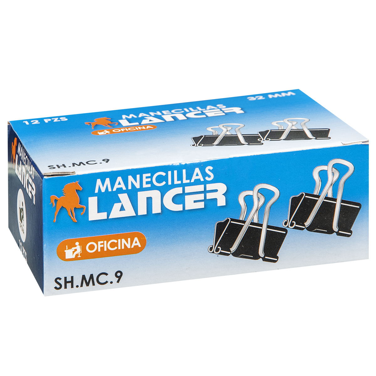 Manecilla Jeff Lancer Negra 32mm 800-3 - 963913