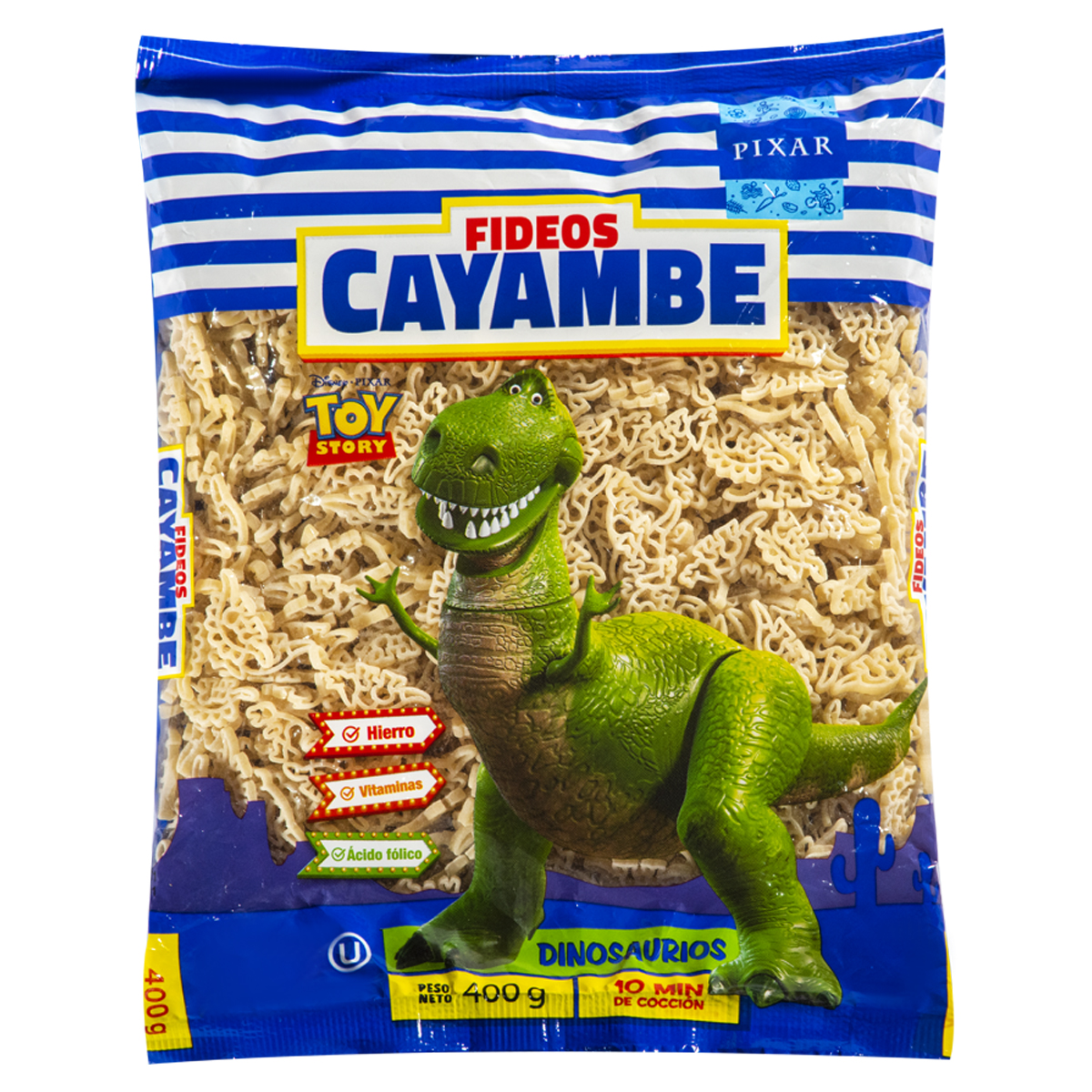 Fideo Cayambe en Forma de Dinosaurios 400g - 965344 Fideo Cayambe en Forma de Dinosaurios 400g - 965344