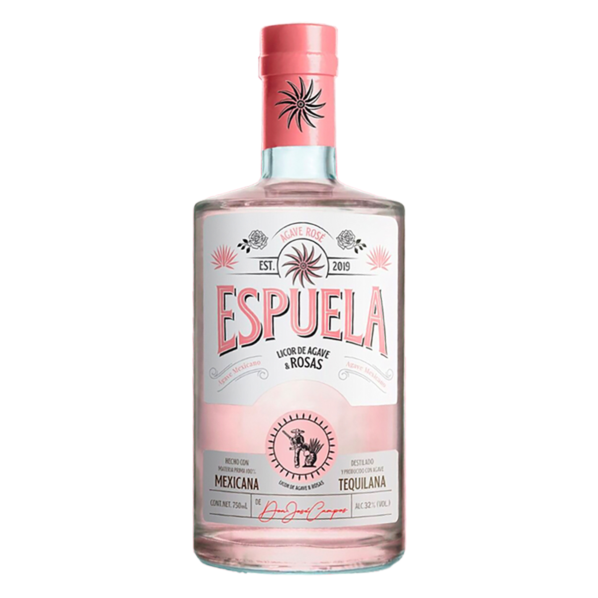 Tequila Espuela de Agave y Rosas 750ml - 966385