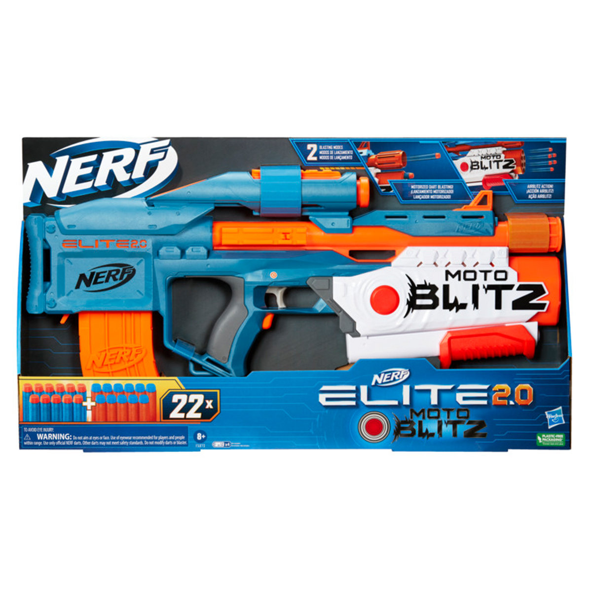 Lanzador Nerf Elite Moto Blitz Cs