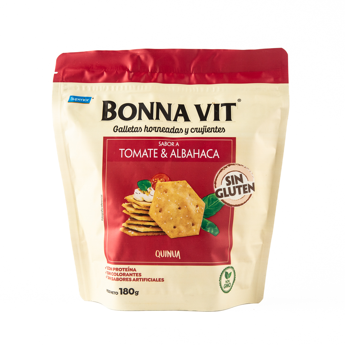 Galleta Tomate y Albahaca Bonna Vit 180g - 971101