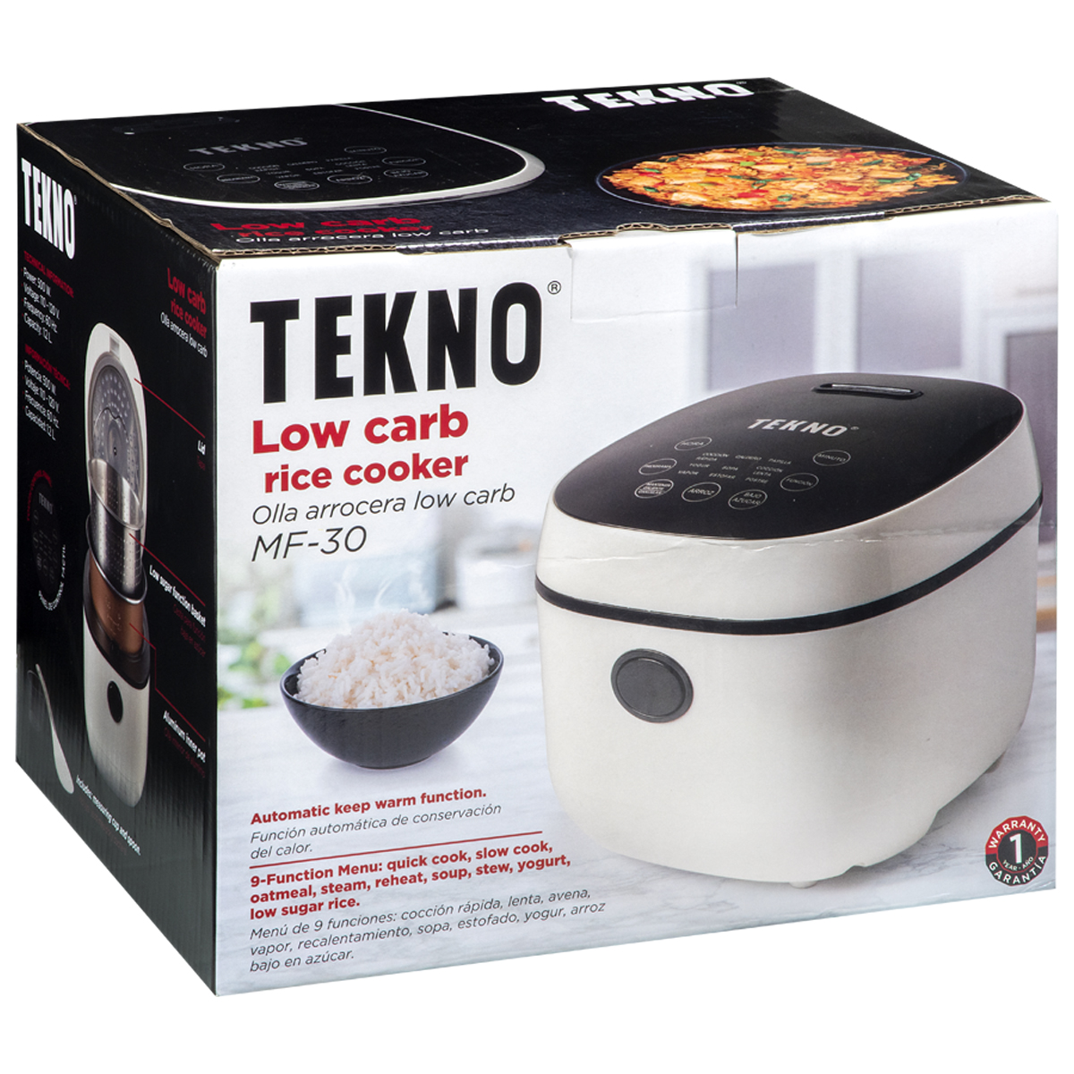 Ferrisariato - Olla arrocera Tekno, 0.6 litros, 300 W.