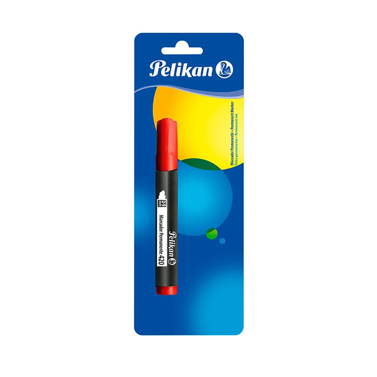 Marcador Permanente Pelikan Rojo 972554