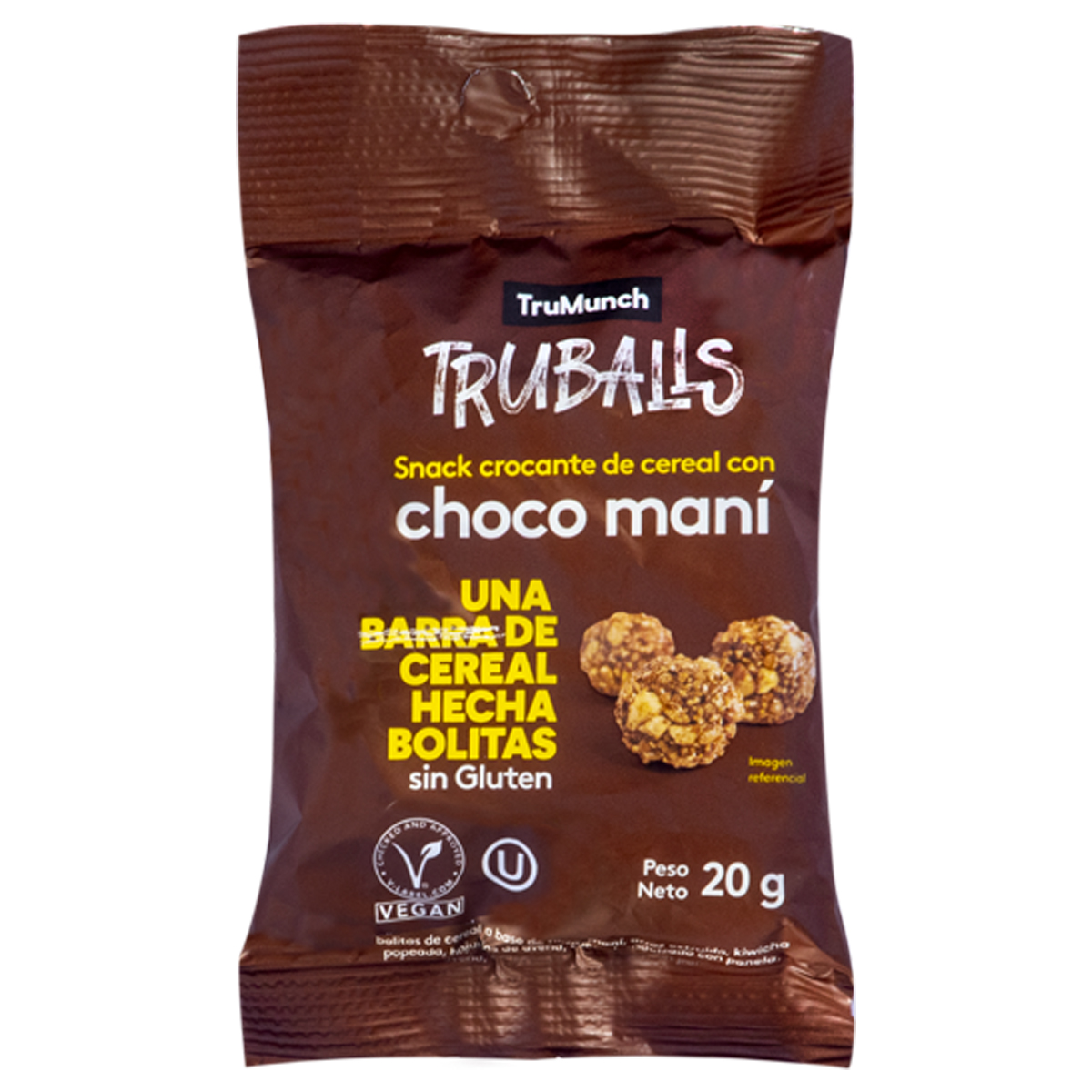 Snack Bolita Cereal Choco Maní Trumun 30g - 974473