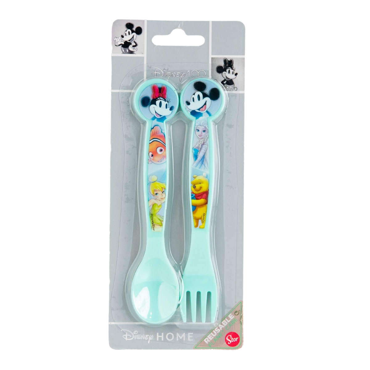 Set x 2 Cubiertos Infantiles Disney 100 — Cartoons