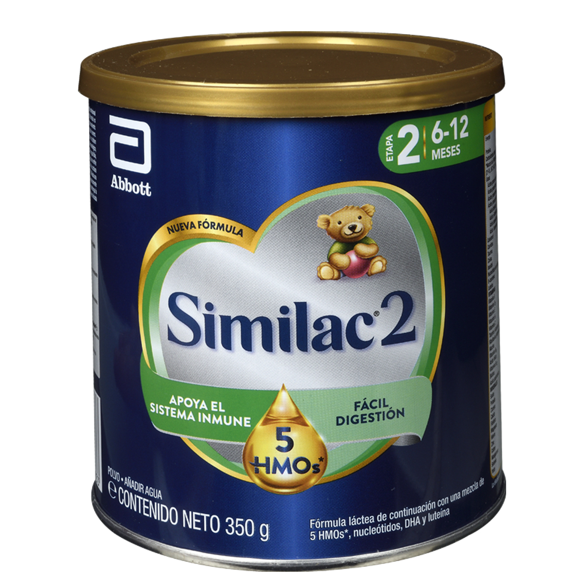 Fórmula Láctea Similac 2 con Mezcla de 5HMOS Etapa 2 - 350g - 975010