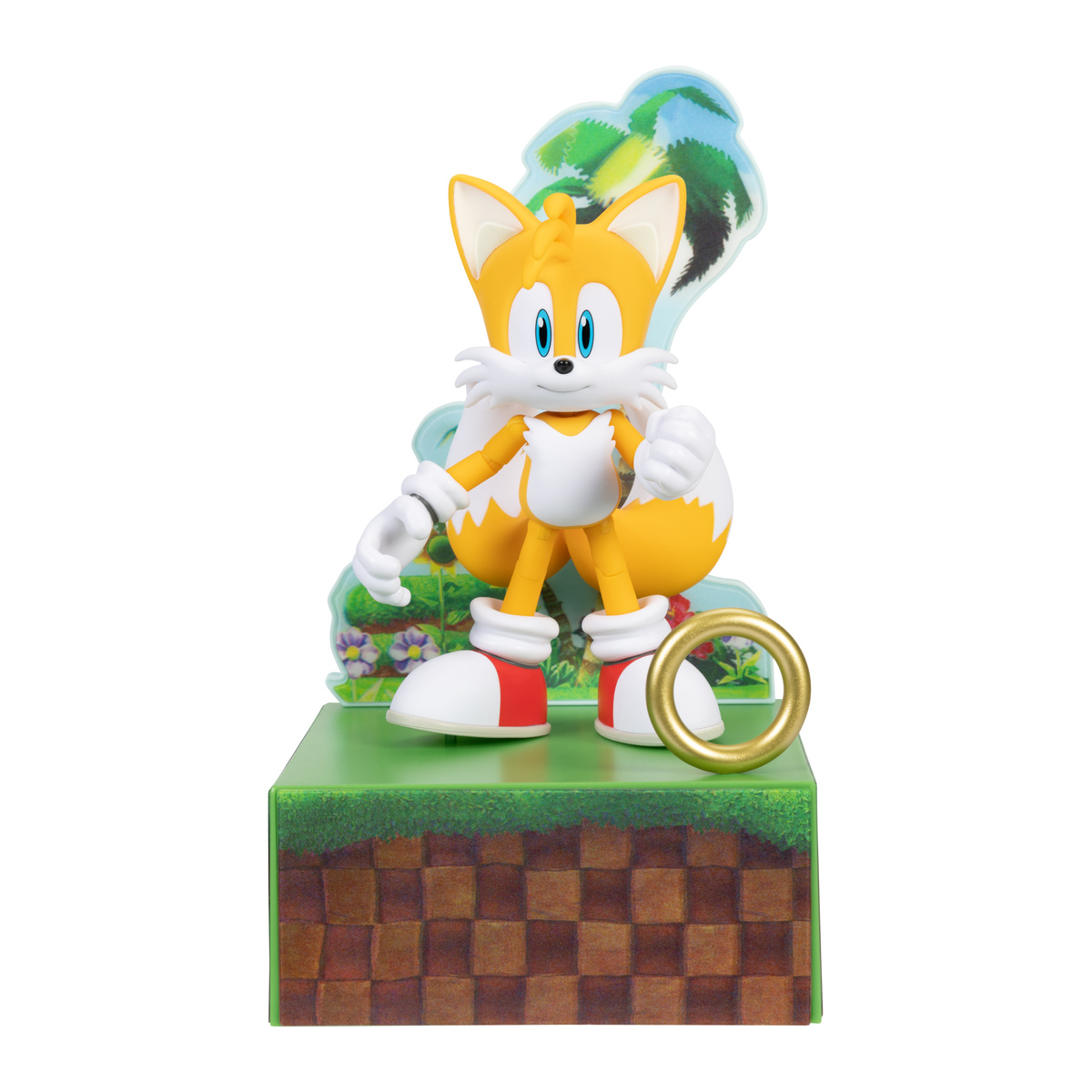 Figura Snodabile Di Tails – Sonic The Hedgehog – Giocattolo In Gomma Pieghevole Per Bambini, Sicuro E Resistente, Ideale Per Giocare E Collezionare