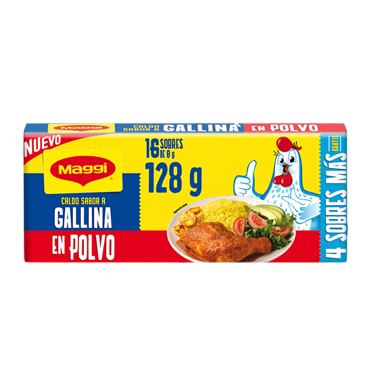 Maggi Würze 8g 6 Ml Mini Flasche Caldo de Gallina en Polvo Maggi 8g - 16 Unidades - 982509