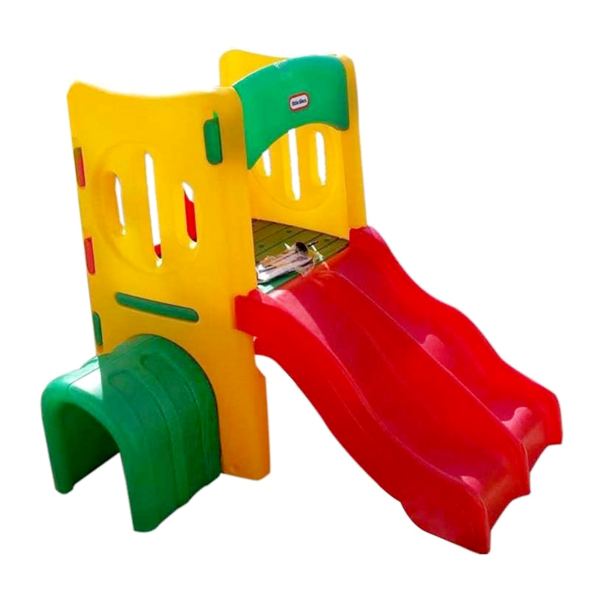 Juego de Patio Little Tikes Tobogán Doble con Túnel 983177
