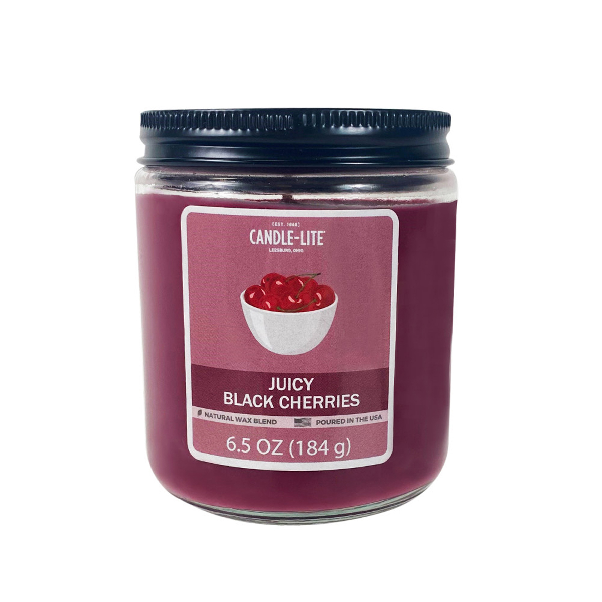 Vela Decorativa Candle Lite Juicy Black Cherries 6.5oz 983270