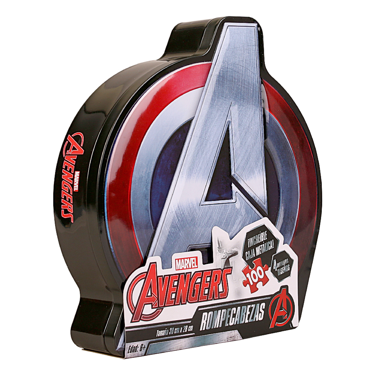 Rompecabezas Capitán América Avengers De Marvel 100 Piezas 984299