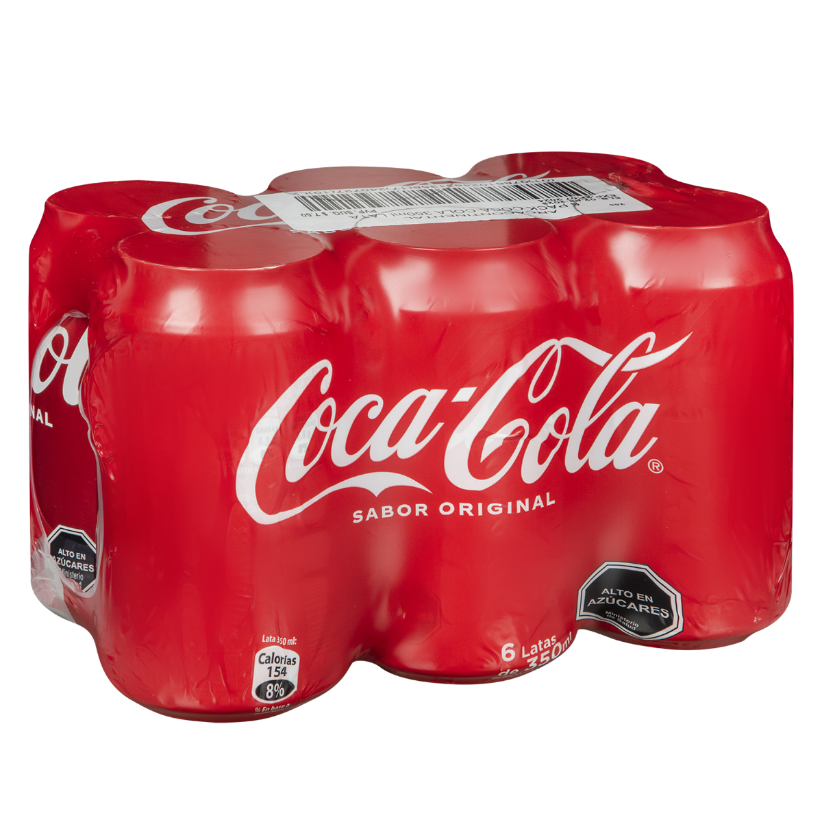 Pack 6 Uds Cola Coca-Cola en Lata 350ml - 984812