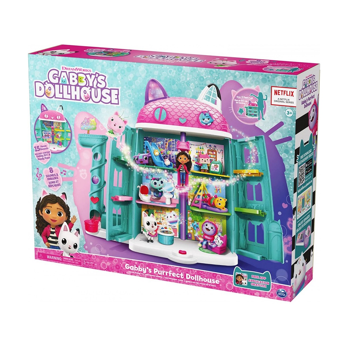 Set Gabby's Dollhouse Casa con Accesorios - 985430