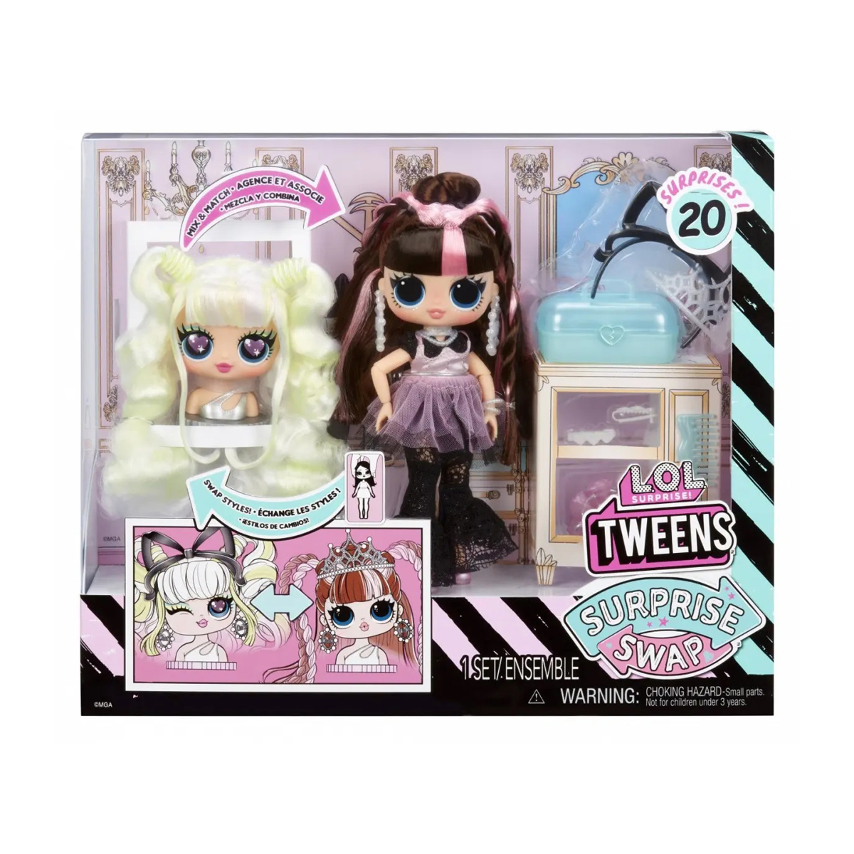 L.O.L. Surprise! Winter-Set Für Mädchen - Mütze & Handschuhe Mit Bommel