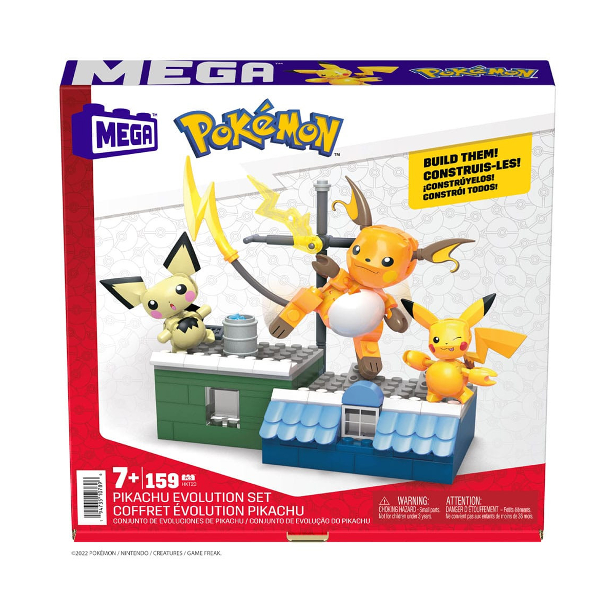 Set mega construx pokemon pikachu evolution 986299