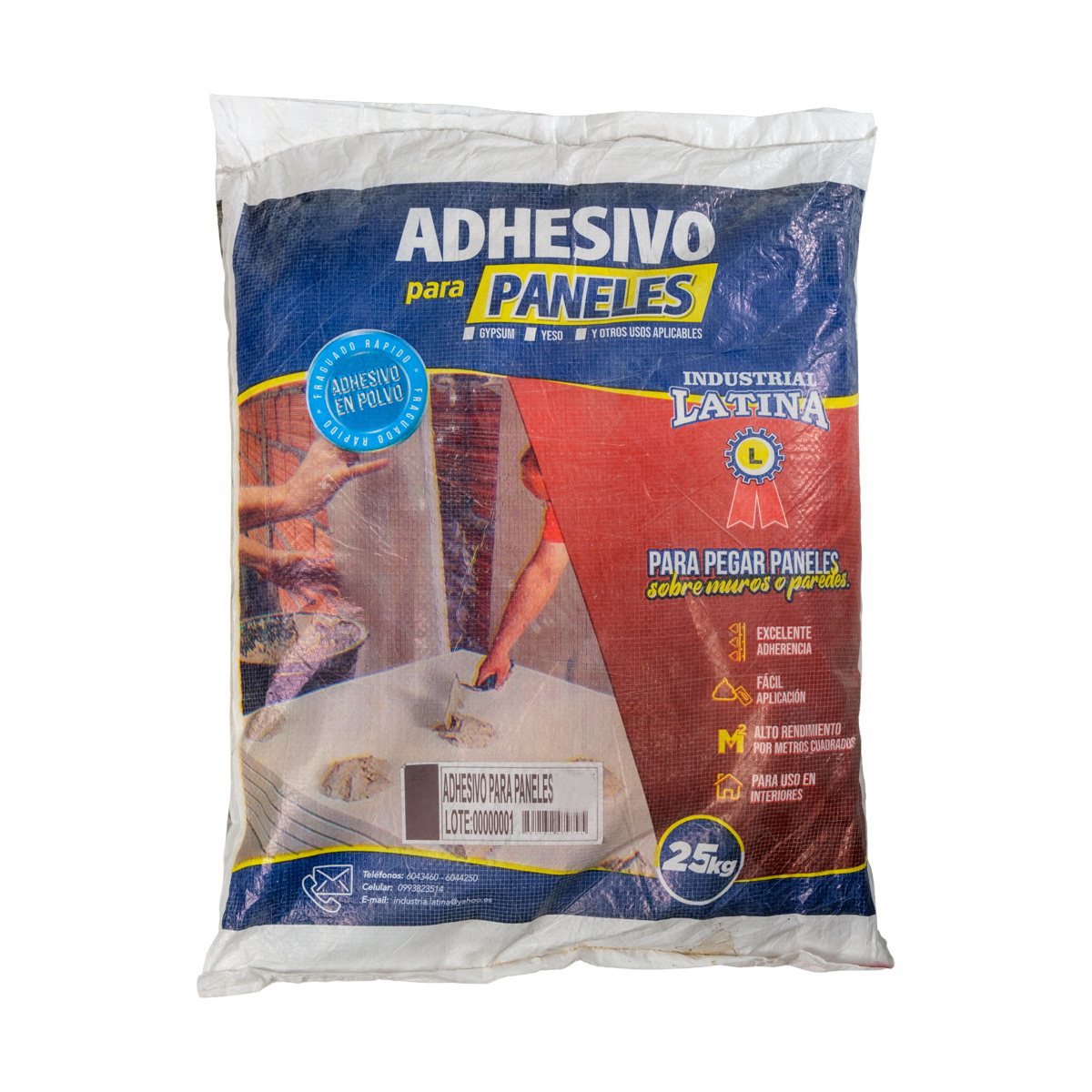 Adhesivo en Polvo Latina para Paneles 25Kg - 992739
