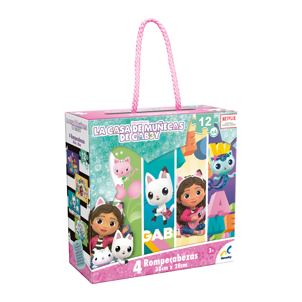 Rompecabezas 4 en 1 Gabby’s Dollhouse - 1022837