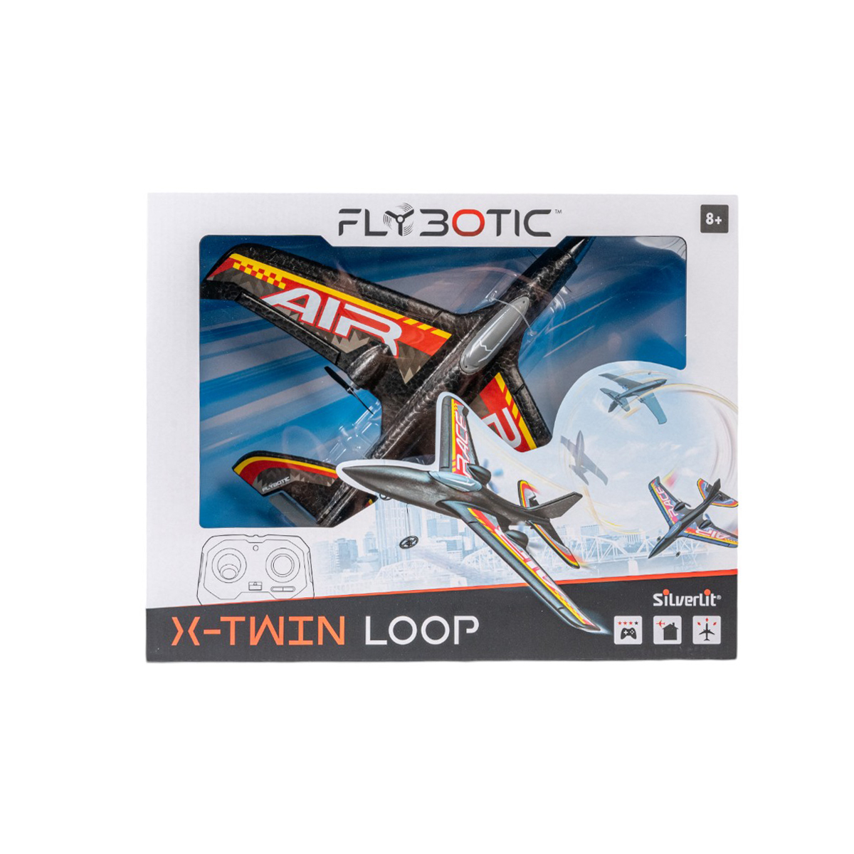 Ancien Avion Jouef Looping – Jouet Vintage En Plastique Des Années 80/90