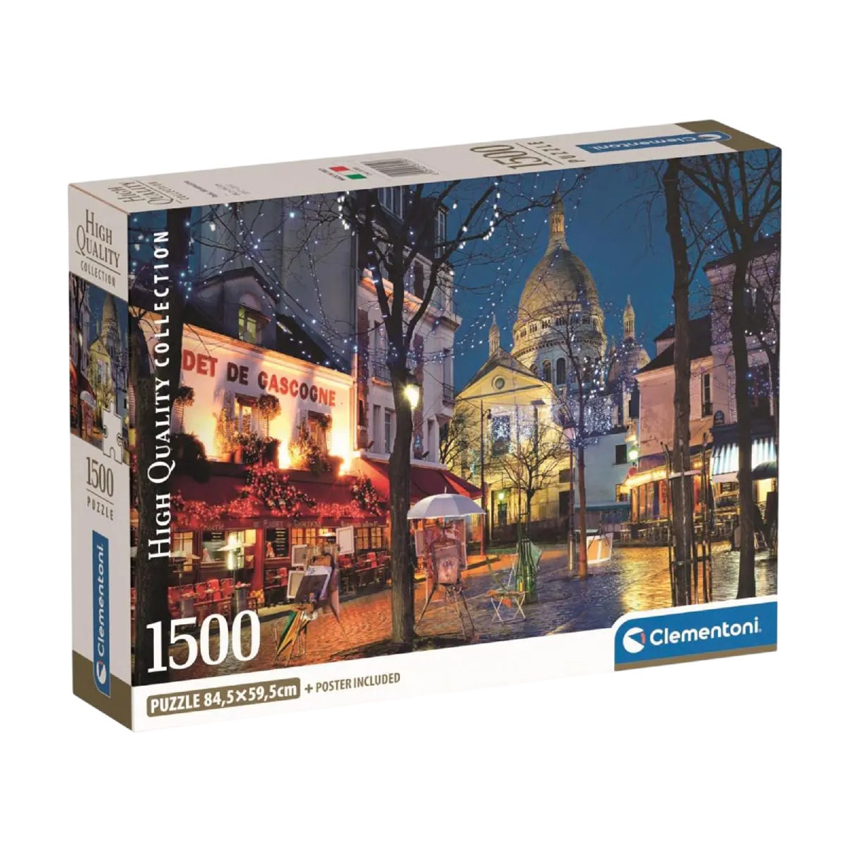 Rompecabezas Clementoni Montmartre París 1500 Piezas - 1019547