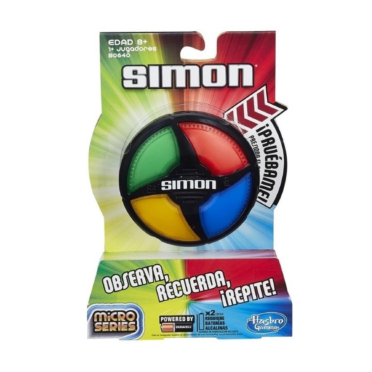 Micro Symon Juego Simon Micro Series Observa Recuerda Repite - 1081762