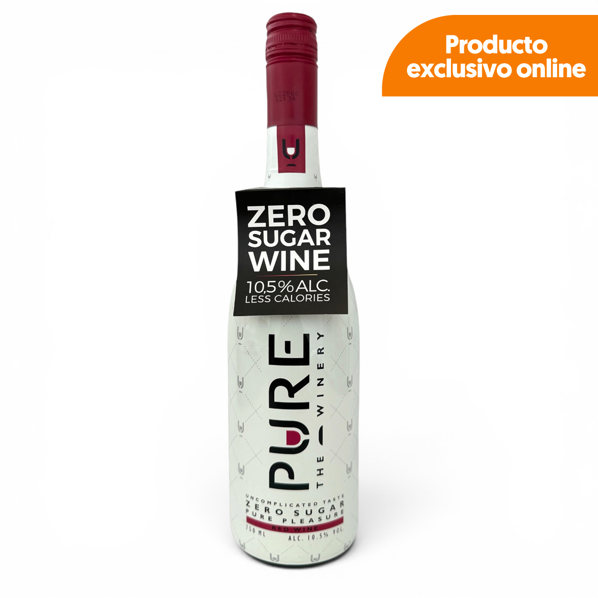 Vino Tinto Pure The Winery sin Azúcar 750 ml - 1108511