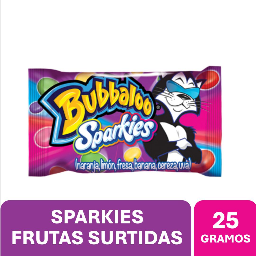 Caramelo Masticable Bubbaloo Sparkies 25 g - 951088