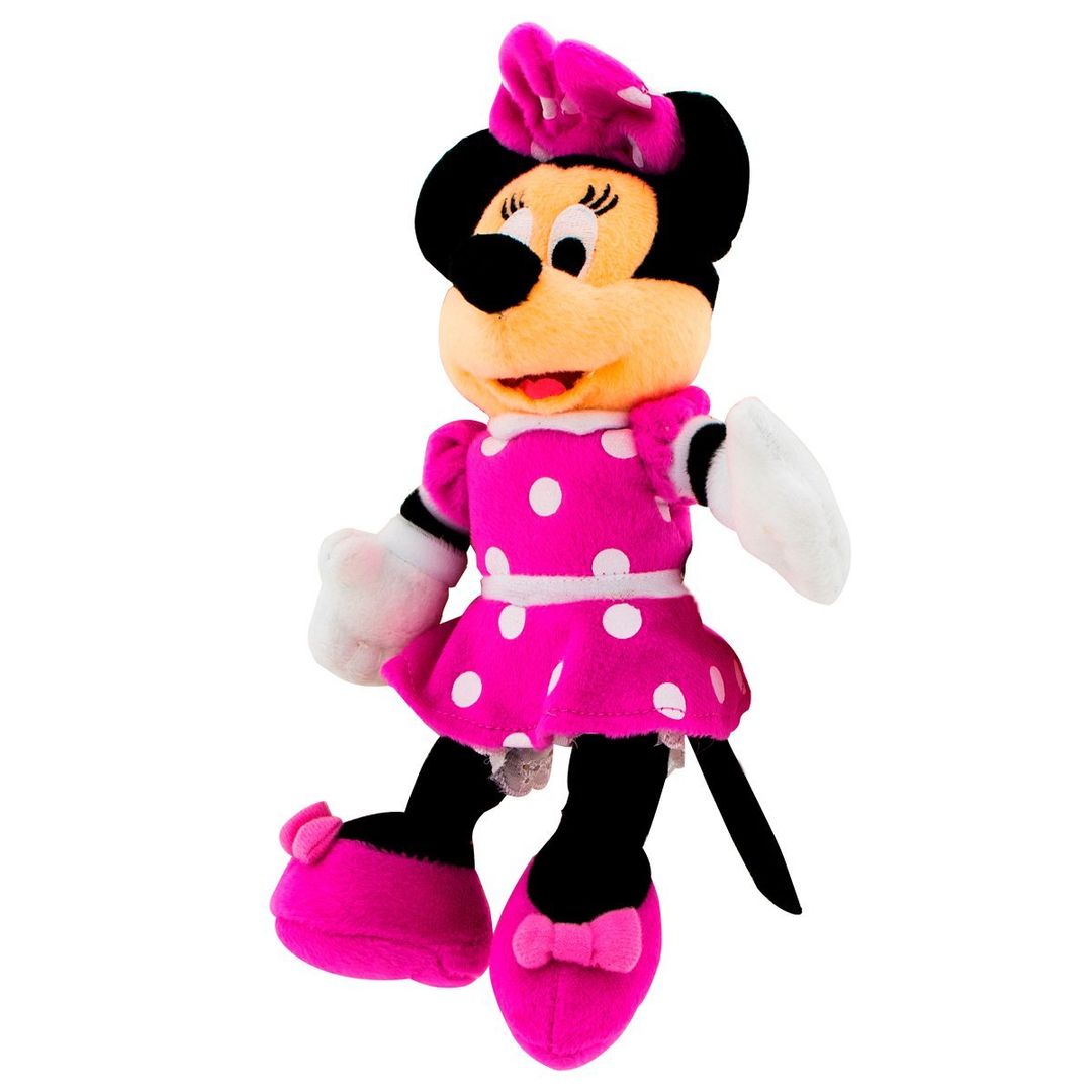 PELUCHE MINNIE MOUSE DISNEY FUXIA PUPAZZO 15 CM - 71370D