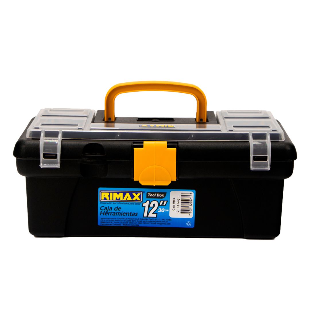 Caja de Herramientas Rimax con Tapa Organizadora 12 - 30.4cm - 893904