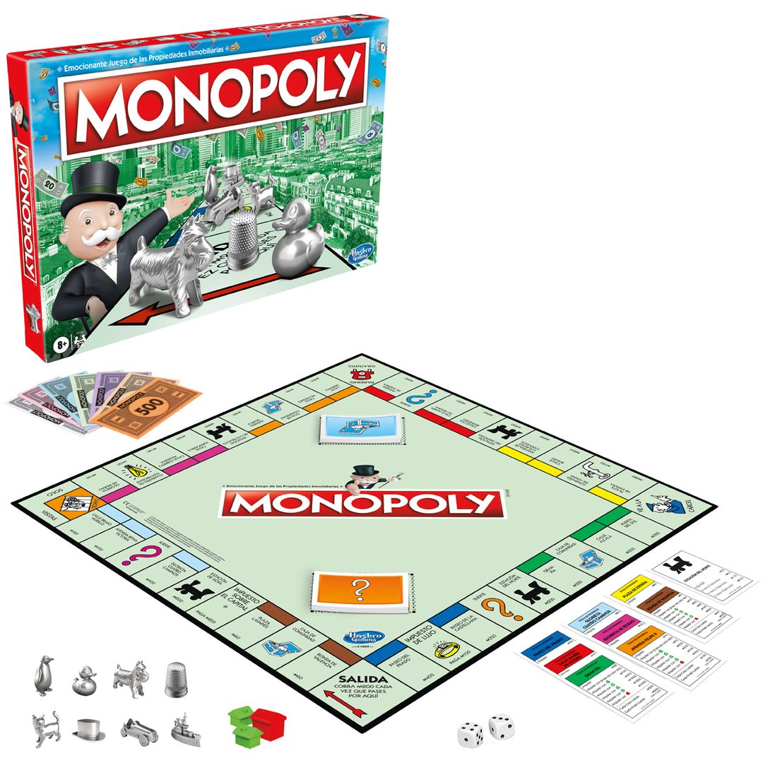 Monopoly Clásico Familiar Original Hasbro
