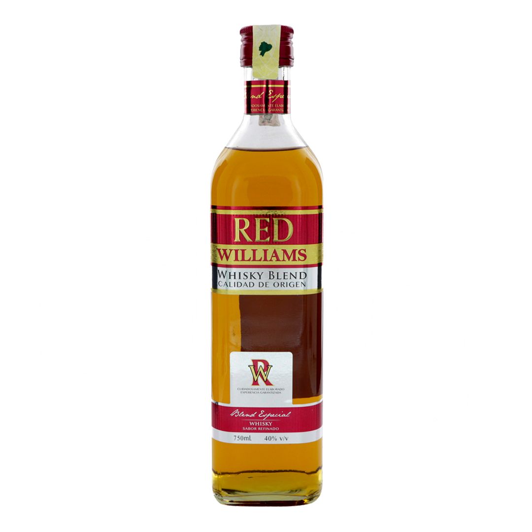 Whisky Red Williams Blend Especial 750ml 901635