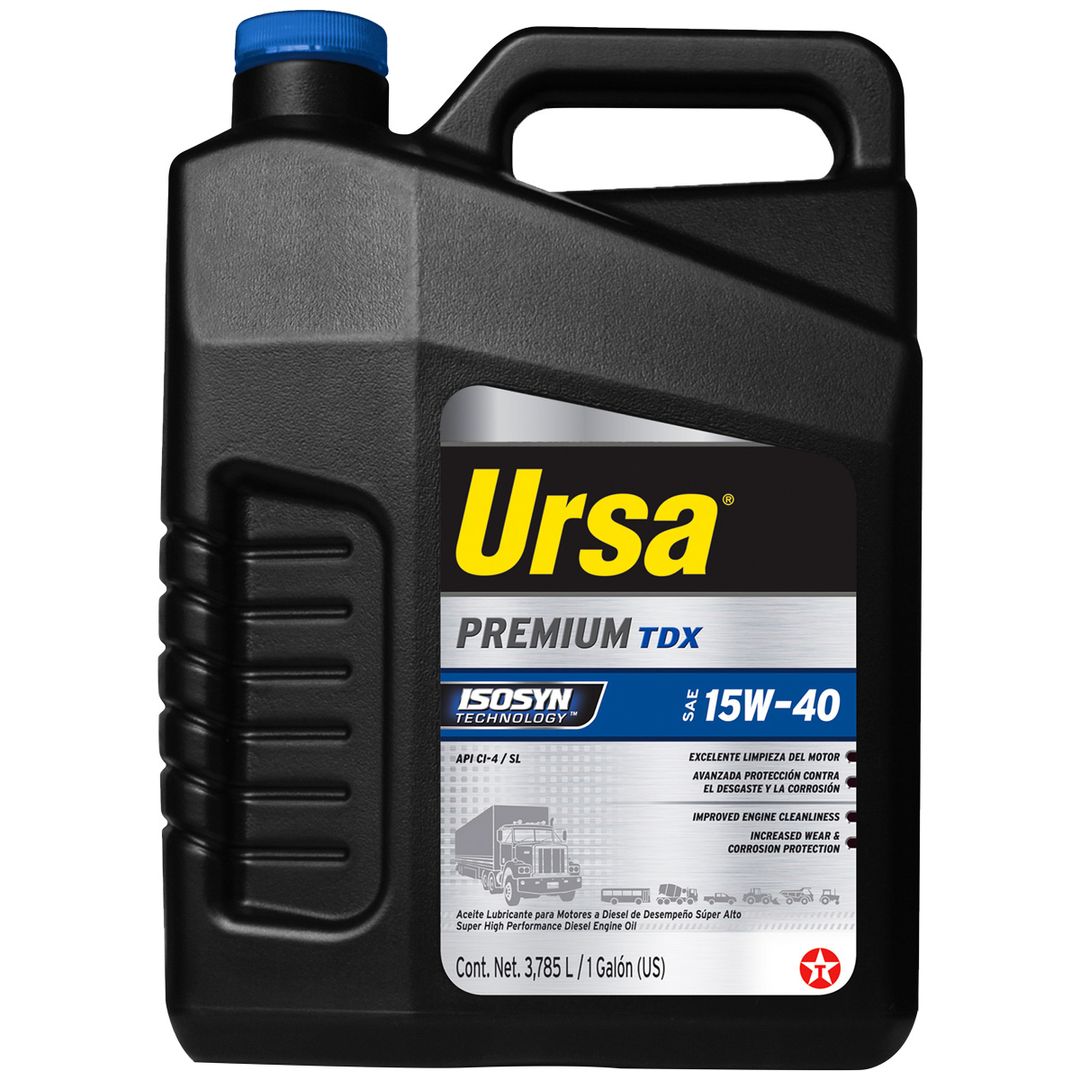 Aceite para Motor a Diesel Ursa SAE 15W-40 - 1 Galón - 904491