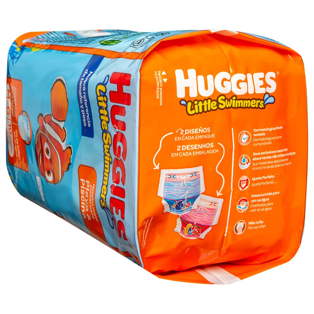 Huggies Little Swimmers G, 10 Pañales para Agua (Pack de 2)