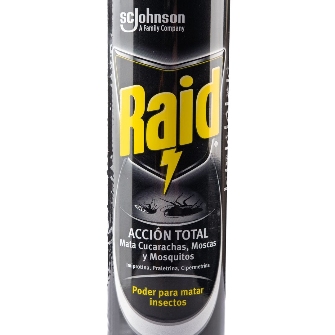 Insecticida en Aerosol Raid Acción Total 400ml - 920620