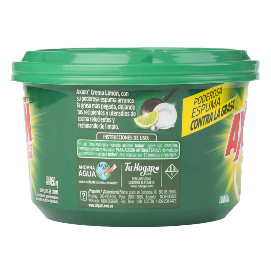 Lavavajilla en Crema Axion Limón 850g - 907657
