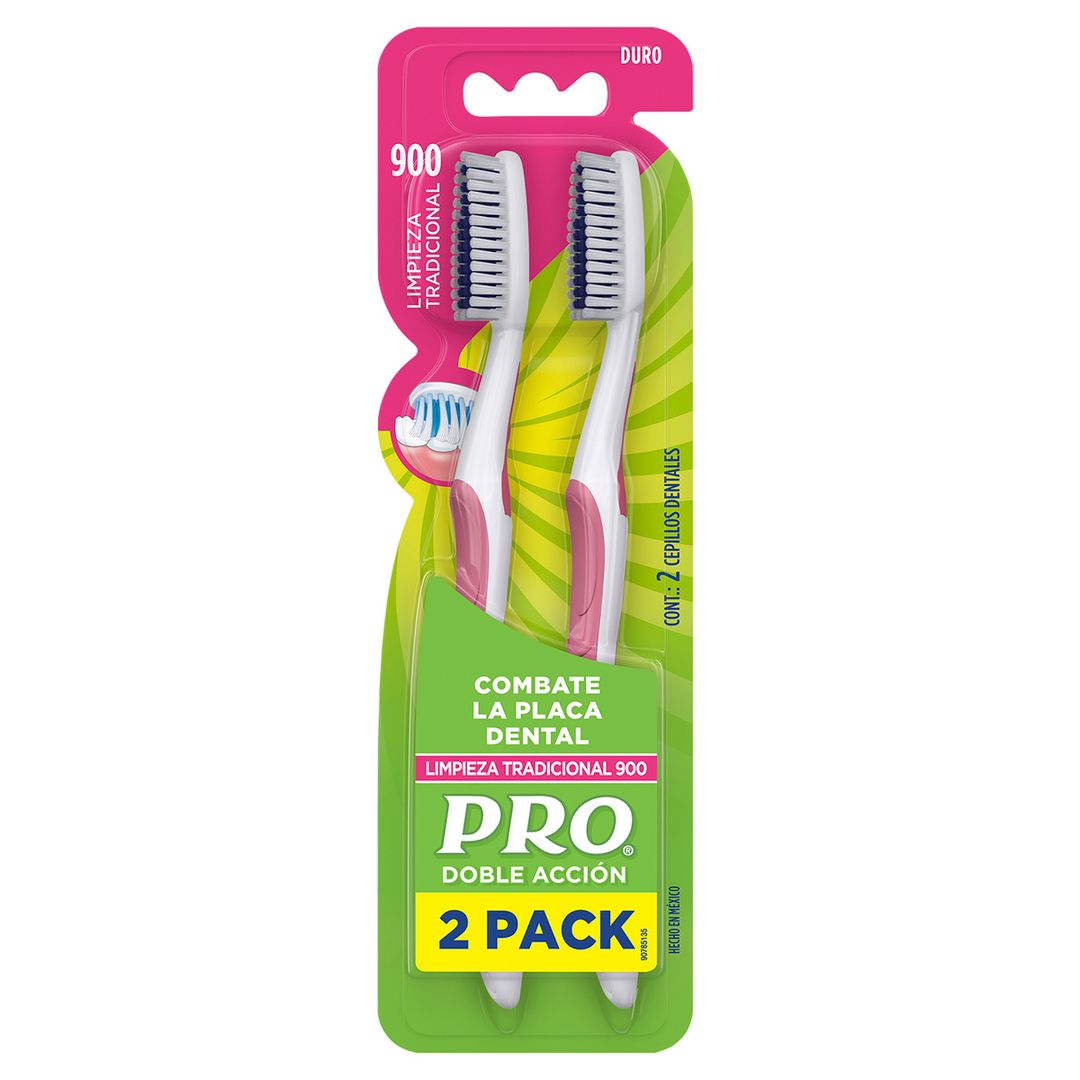 Pack 2 Uds Cepillo Dental Oral-B Pro Limpieza Tradicional 900 - 907824