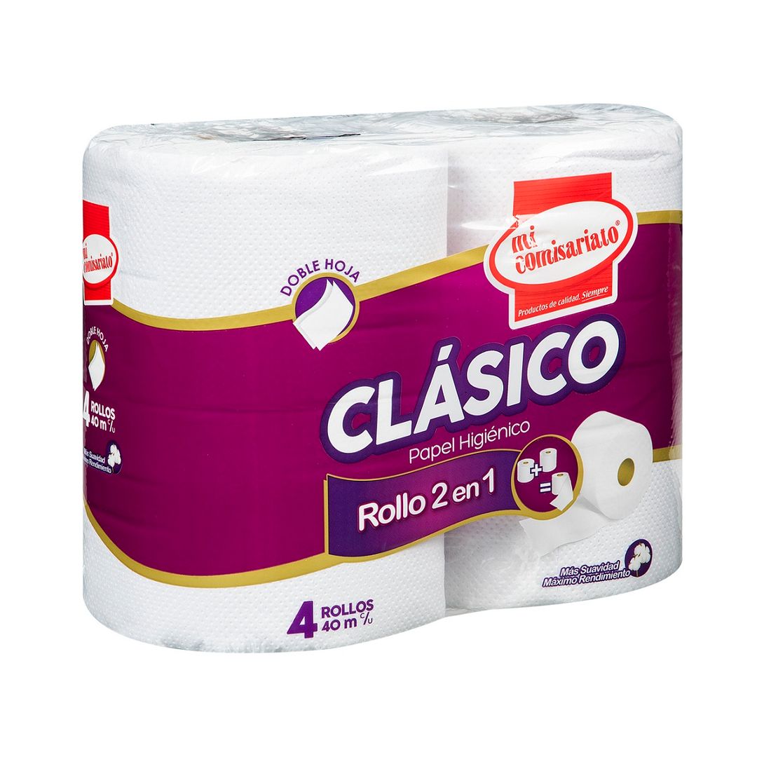 Pack 4 Uds Papel Higiénico Mi Comisariato Clásico - 908300