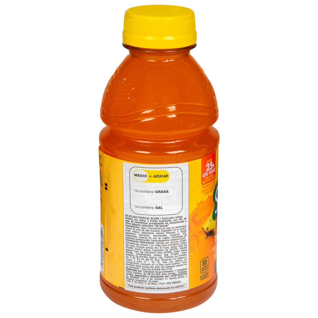 Jugo Splash V8 16 oz - Varios Sabores - foto 4