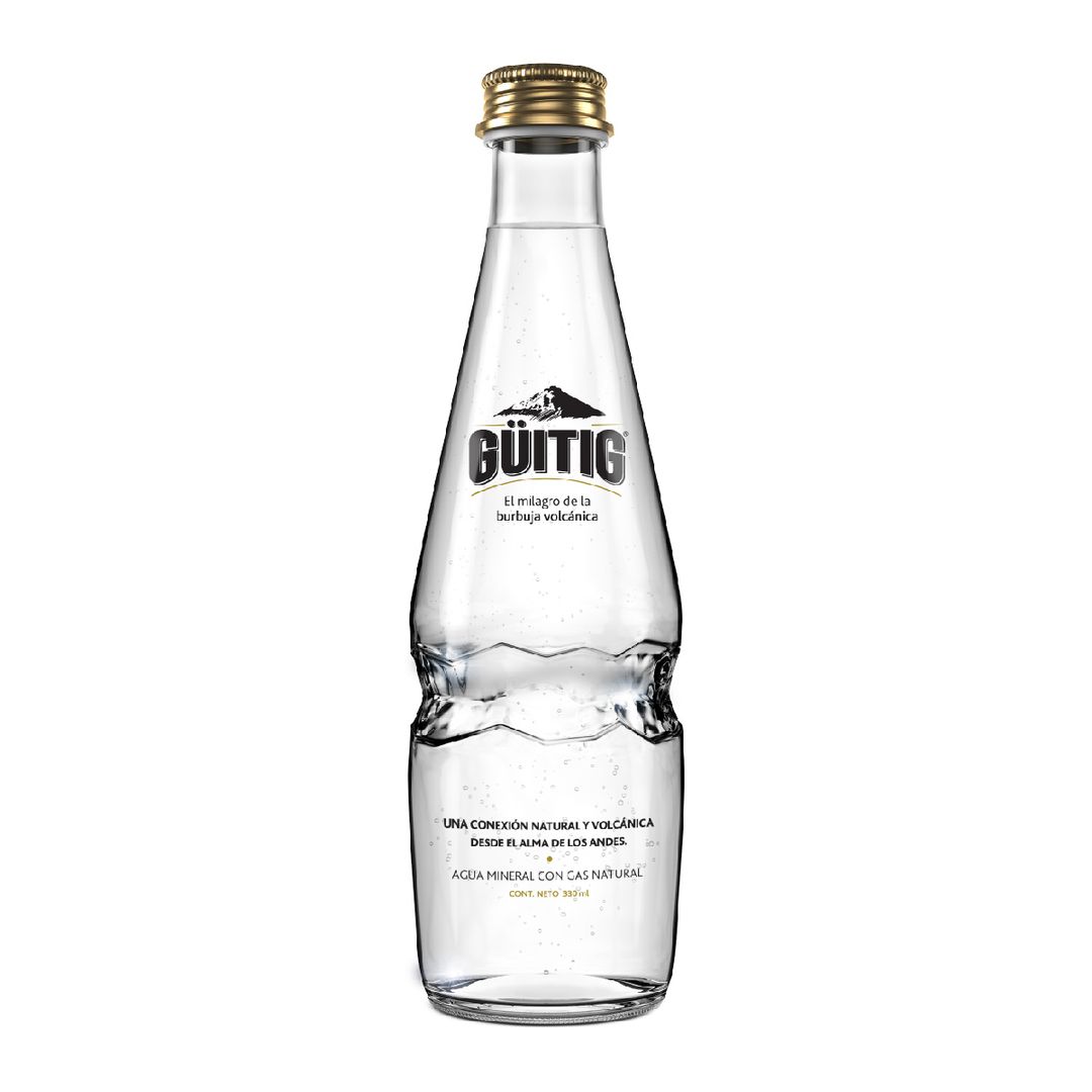  UICIOP Botella de agua de vidrio de 2L con correa