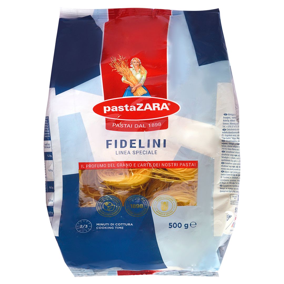 Pasta Zara N°100 Fidelini 500g - 909523