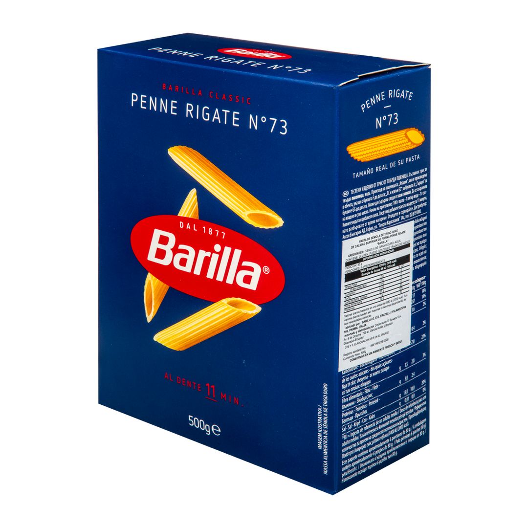 Pasta Penne Rigate N°73 Barilla 500g - 910352