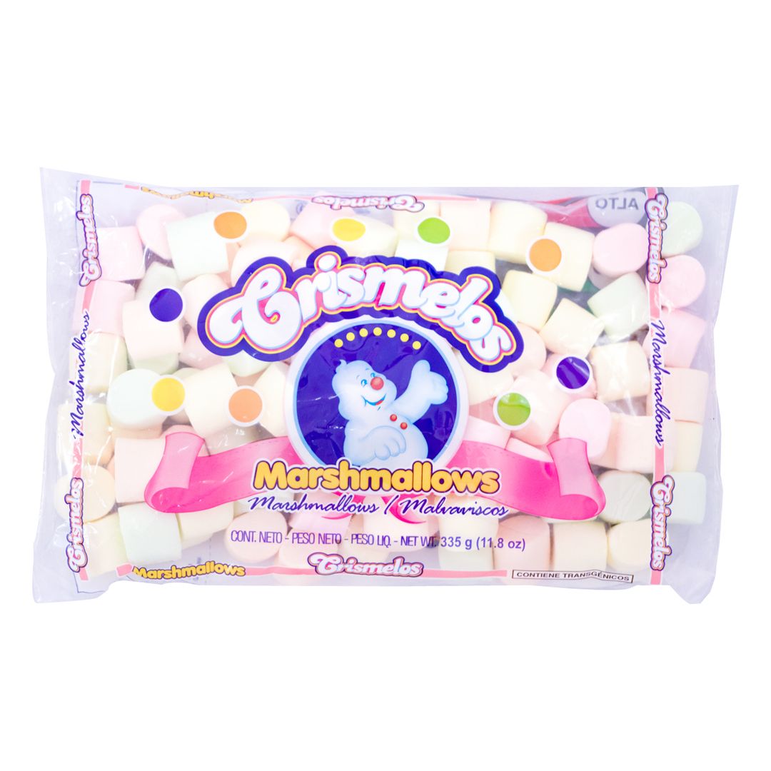 Marshmallows Crismelos Colores 335g - 911415