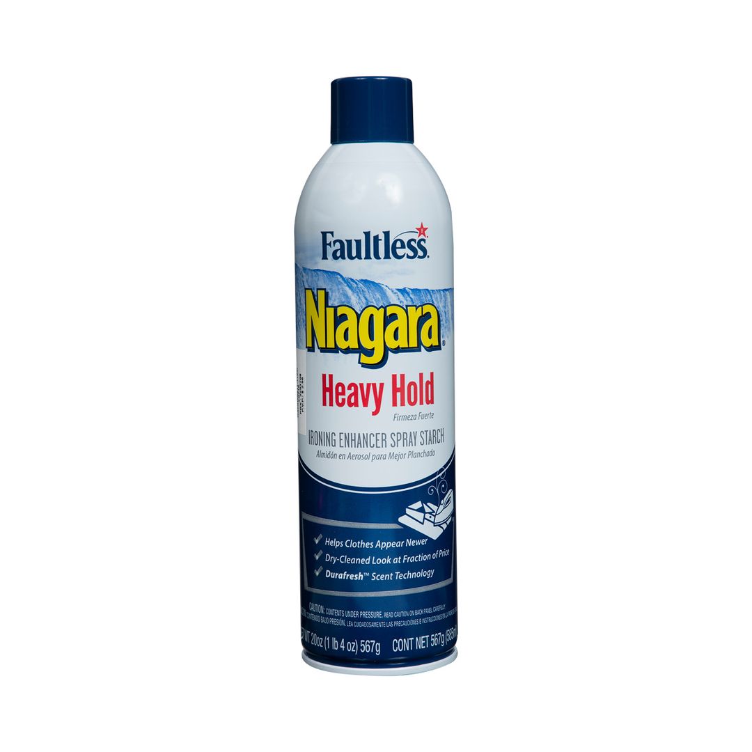 Spray de almidón pesado (20 onzas, paquete de 6) – Almidón líquido de  acabado pesado Niagara – Paquete de spray Iron Aid para ropa y telas