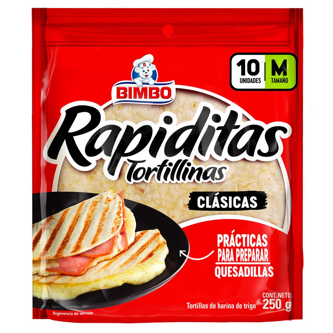 Pack 10 Uds Tortillas Clásicas Bimbo 250g 914916