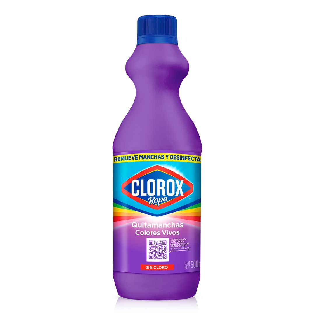 Quitamanchas Líquido Clorox Colores Vivos Botella 500 ml - 916208