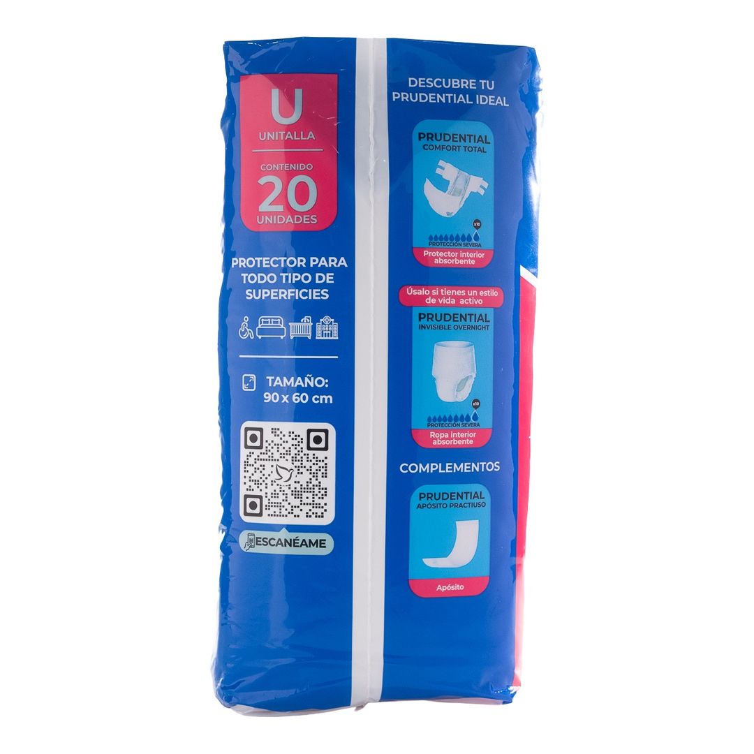 Protector de Cama Prudential - 20 Unidades - 922506