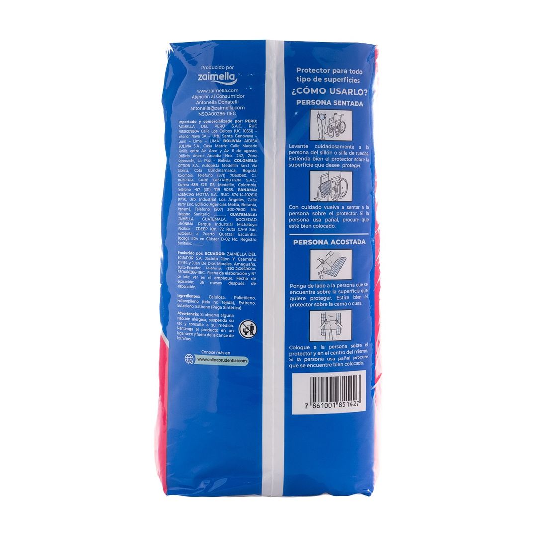 Protector de Cama Prudential - 20 Unidades - 922506