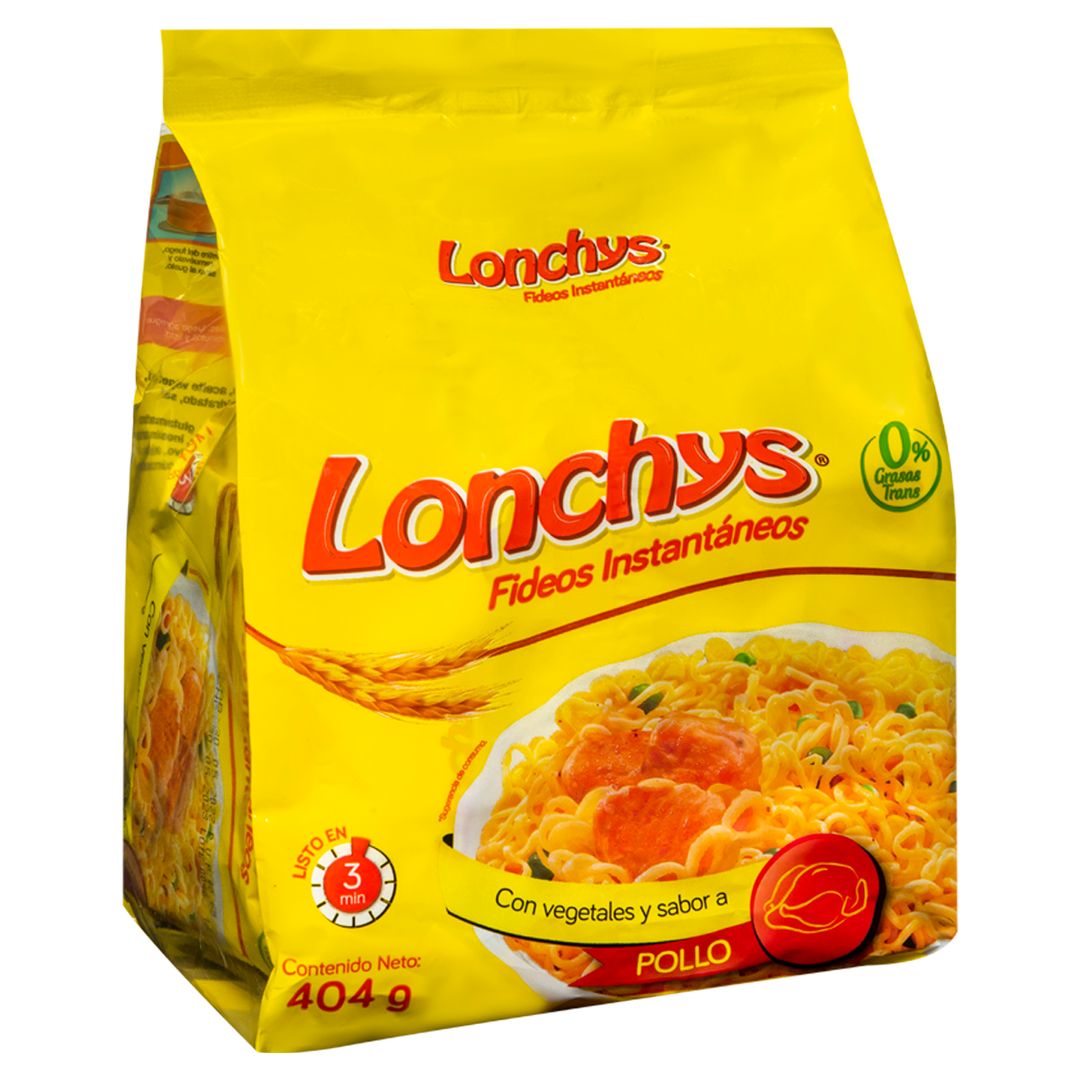 LONCHYS Fideo Instantáneo 4 x 101g