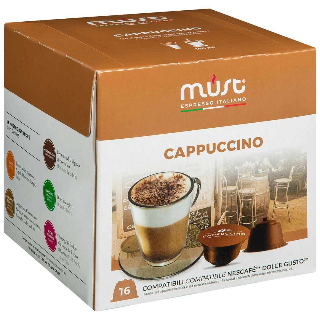 CAPSULAS NESCAFE DOLCE GOSTO CAPPUCCINO CLASICO ALIMENTOS Y BEBIDAS BEBIDAS  CAFÉS