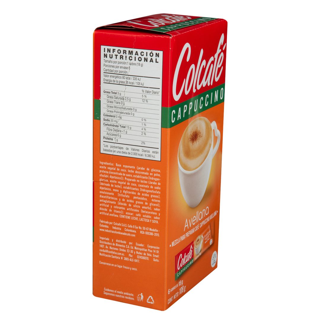 Colcafé Avellana 108g